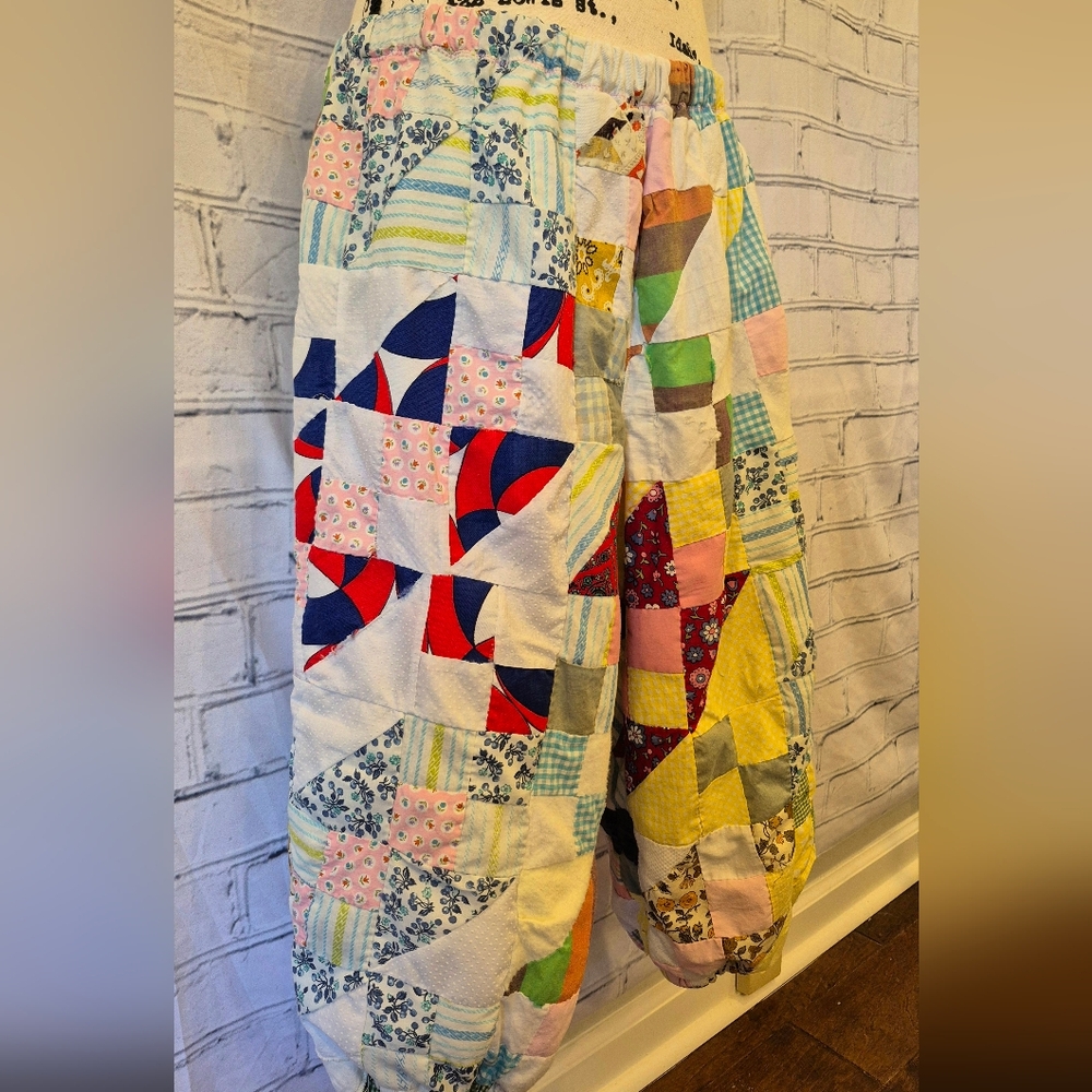Patchwork Women's Bloomers Multi Colored NWT - image 3